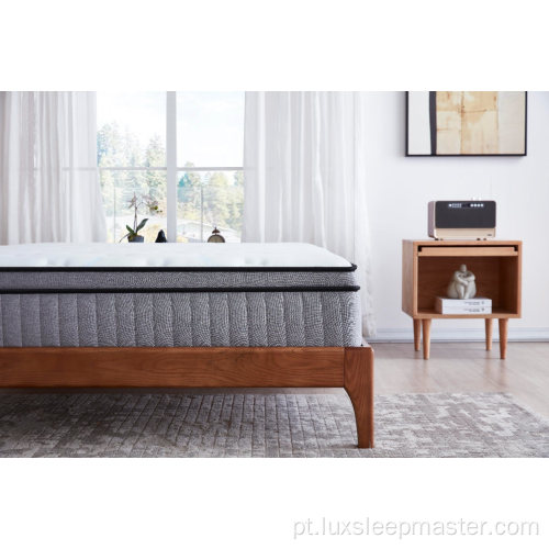 Colchões confortáveis ​​para cama com espuma de memória e molas ensacadas